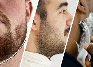 beard neckline guide