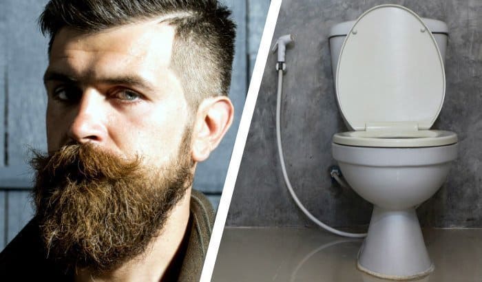 beard vs toilet seat