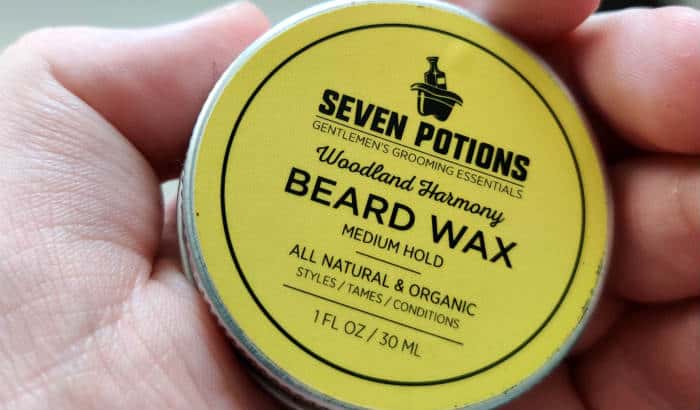 beard wax tin