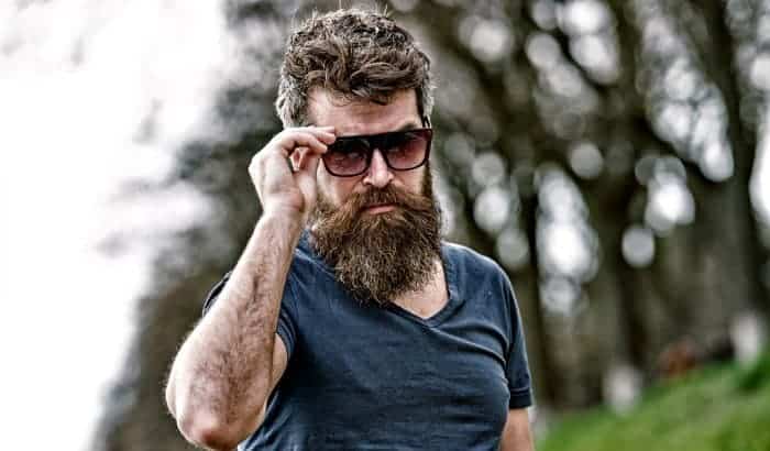 bearded man sunglasses