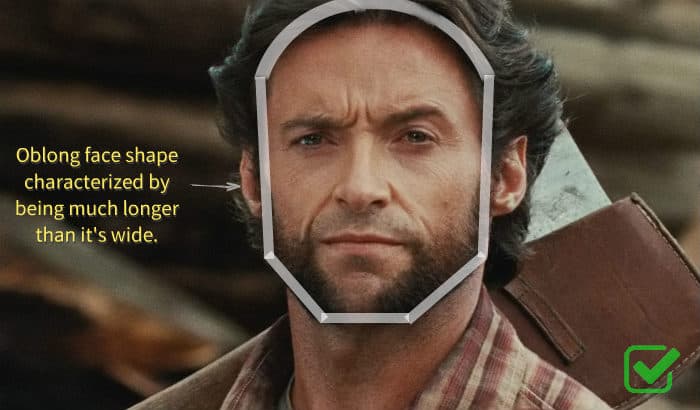 best face shape for wolverine beard