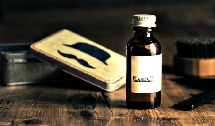 bottle of beard oil