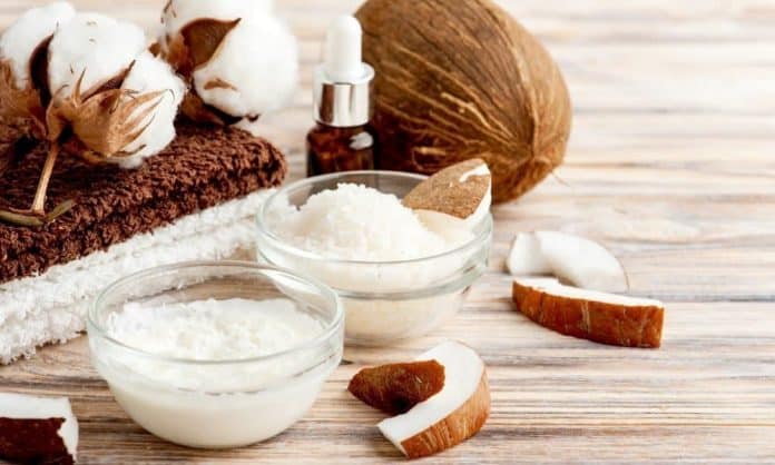 conditioner making on a table