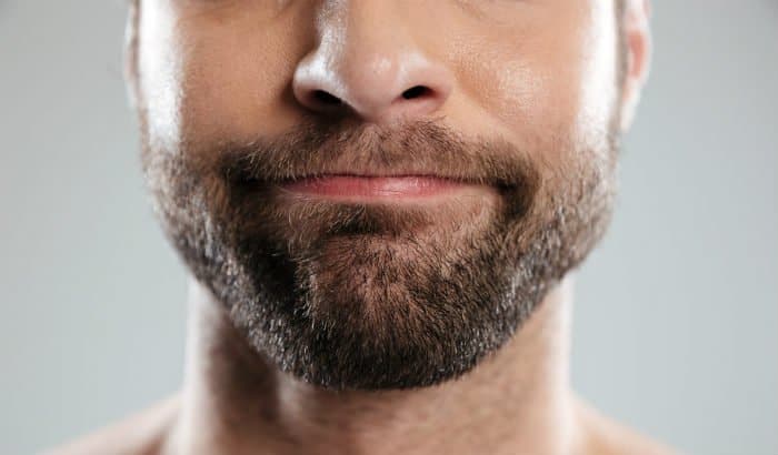 evenly trimmed beard