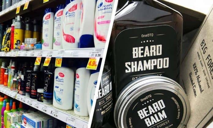 generic shampoo or beard shampoo