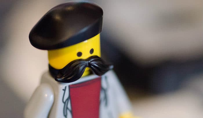 lego figure with bushy handlebar mustache