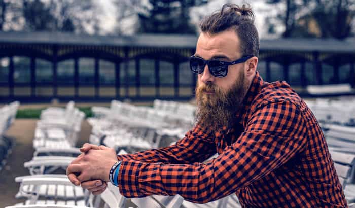 man with a long bushy beard