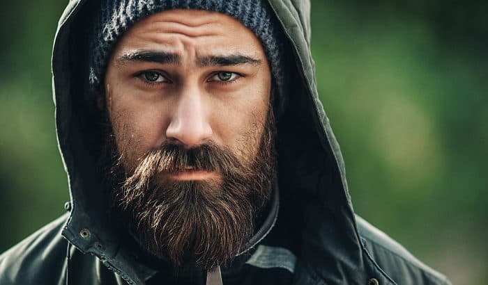 man with thick bushy mustache