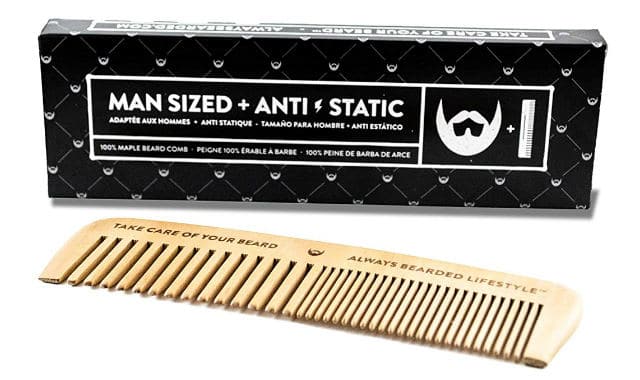 maple facial hair comb