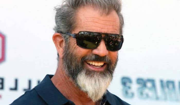 mel gibson ducktail beard