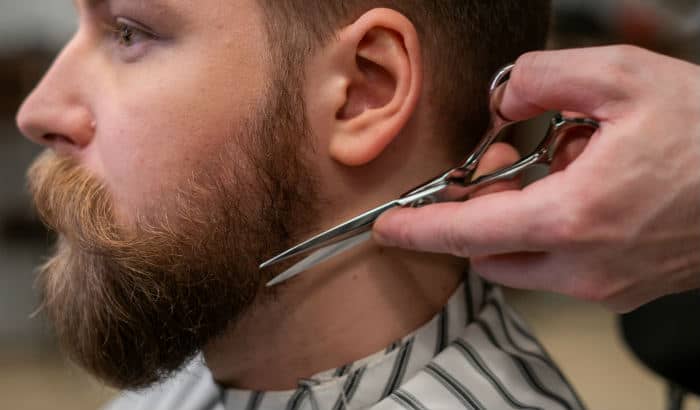 neatly trimmed four month facial hair