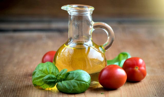 bottle of olive oil