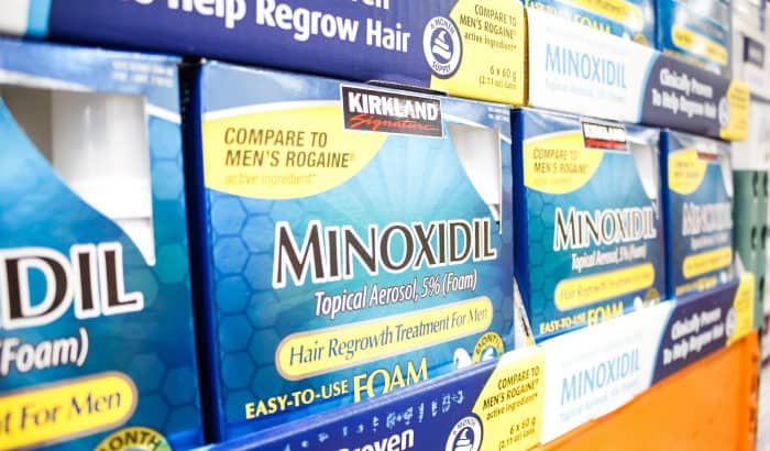 packages of minoxidil