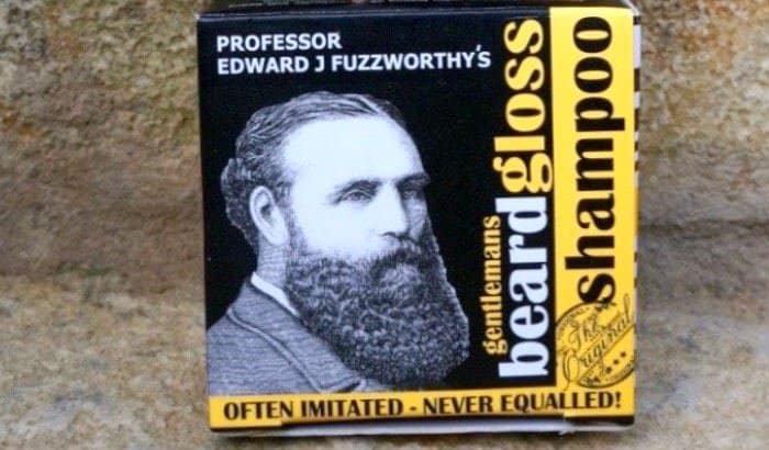 professor fuzzworthy beard shampoo bar