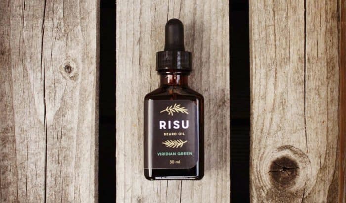 risu beard oil bottle