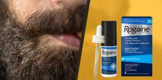 rogaine for facial hair growth