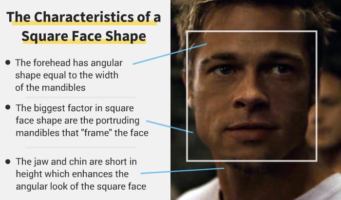 square face shape example