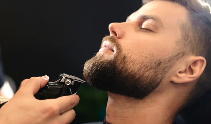 trimming a short boxed beard